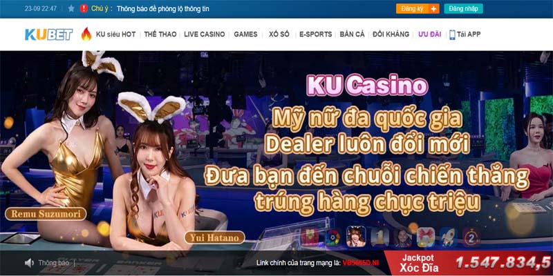 Truy cập nhà cái Kubet qua link chính thức